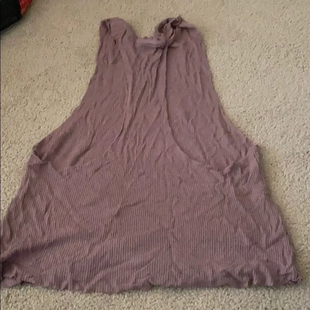Alo yoga thermal racer back cropped tank small